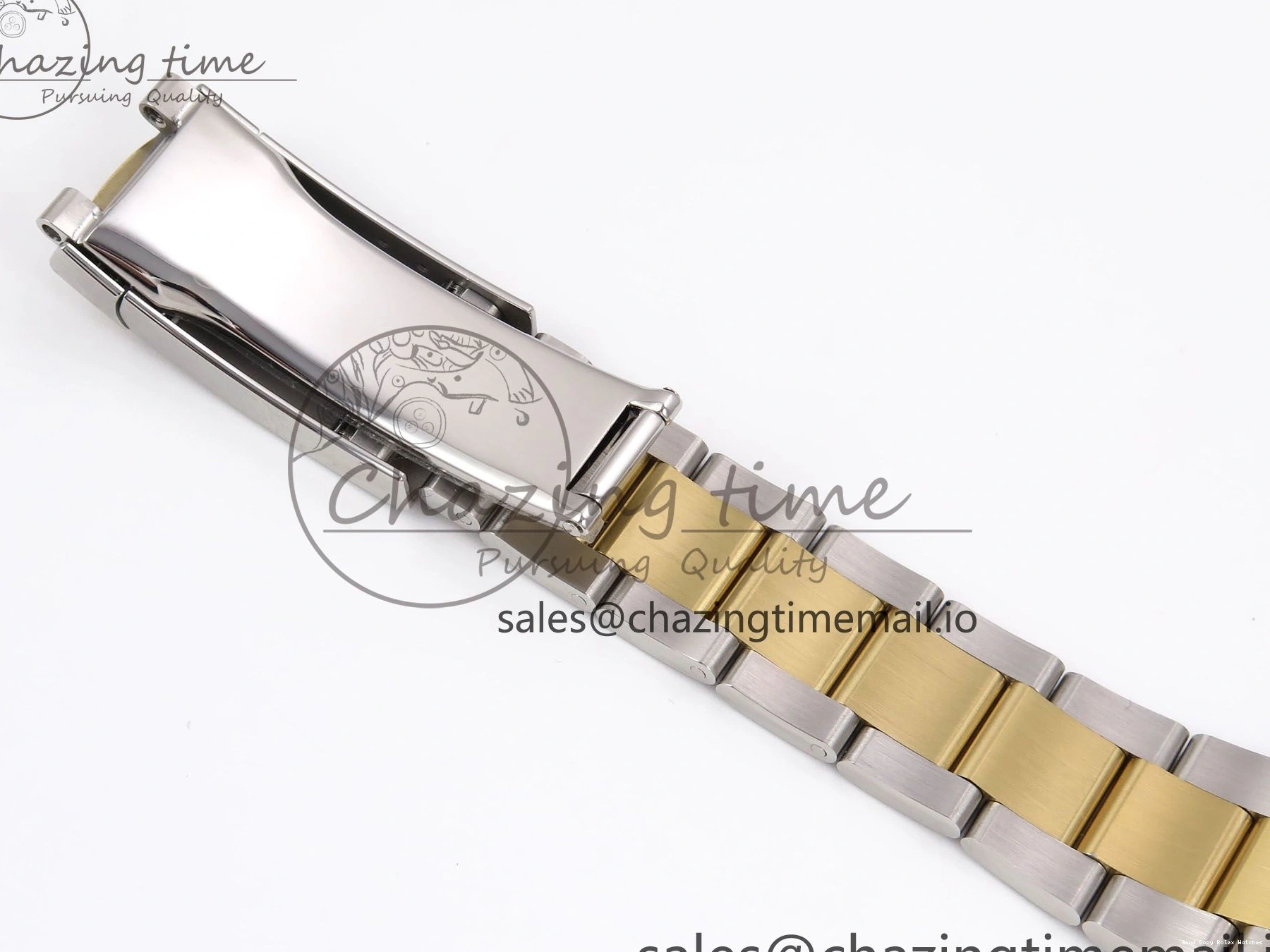 AAA Replica Watches Bracelet Thermal YG Best Edition Dial DateJust 41 Oyster 126333 EWEF SS on 976 YG Textured A 0104